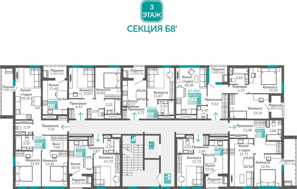 
  Продается 1-комн. квартира 31.05 м², в ЖК Горизонты 3. Фото 1.