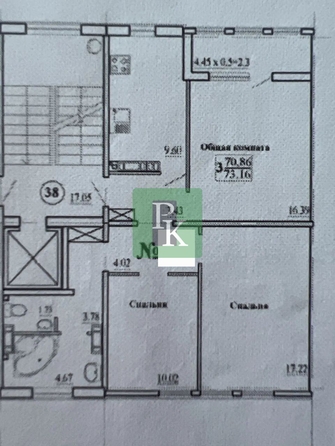 
  Продается 3-комн. квартира 71 м². Фото 42.