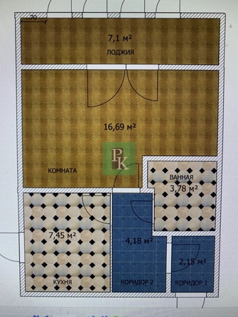 
  Продается 1-комн. квартира 38.4 м². Фото 11.