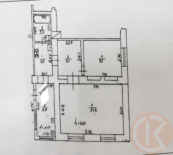 
  Продается 2-комн. квартира 50.7 м². Фото 17.