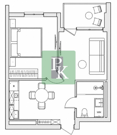 
  Продается апартамент 43.9 м². Фото 8.