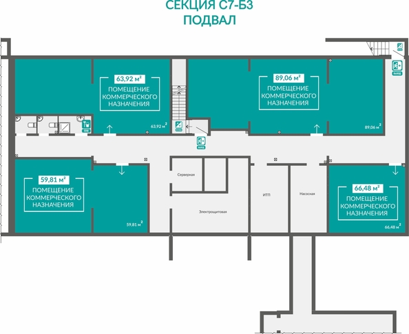 
  Продается универсальное помещение 89.06 м², в ЖК Абрикос - 2. Фото 1.