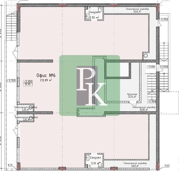
  Продается универсальное помещение 212.5 м². Фото 21.