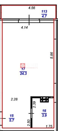 
  Продается апартамент 38.6 м². Фото 2.