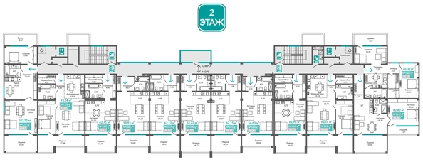 
  Продается номер в отеле 59.93 м², в ГК Золотые пески. Фото 1.