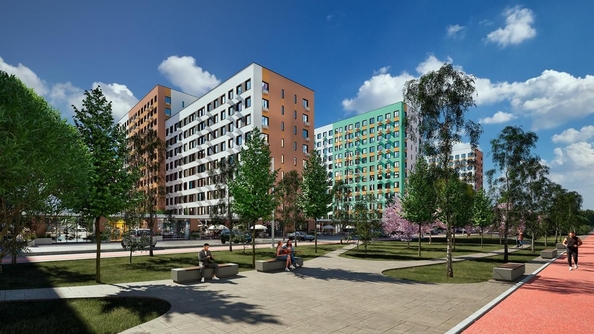 
  Продается 1-комн. квартира 37.14 м², в ЖК Чистое небо, дом 1 кор 2. Фото 2.