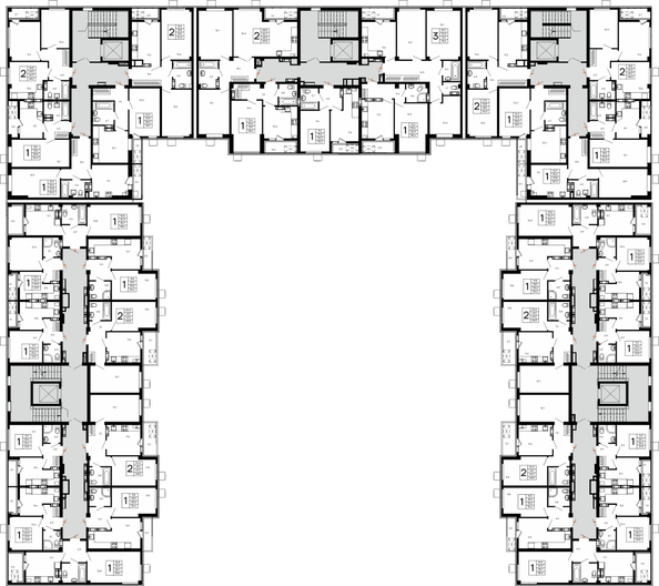 
  Продается 3-комн. квартира 73.6 м², в ЖК Небо. Фото 1.