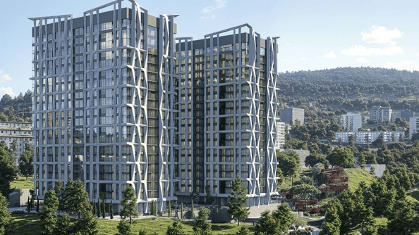 
  Продается 1-комн. квартира 42.81 м², в ЖК Панорама парк, литер 1. Фото 1.