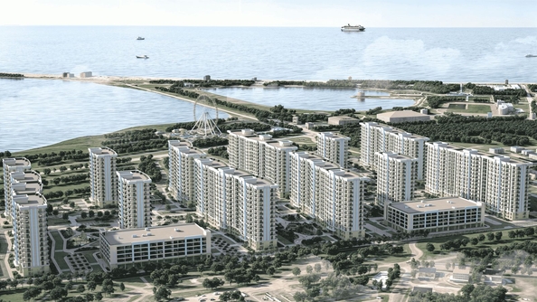 
  Продается 1-комн. квартира 42.87 м², в ЖК Море, литер 9. Фото 1.