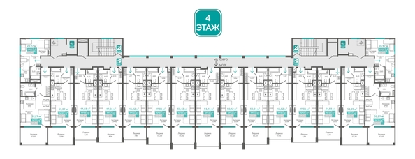 
  Продается номер в отеле 46.82 м², в ГК Золотые пески. Фото 1.