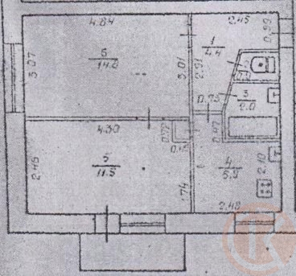 
  Продается 2-комн. квартира 40 м². Фото 11.