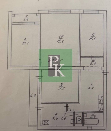 
  Продается 4-комн. квартира 79.7 м². Фото 25.