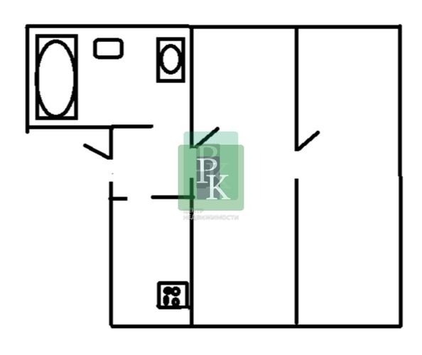 
  Продается 2-комн. квартира 42.8 м². Фото 18.