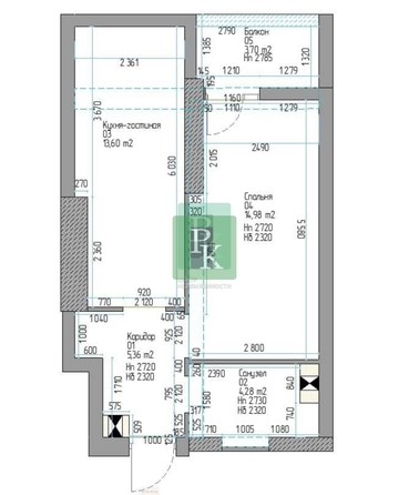 
  Продается 1-комн. квартира 38.2 м². Фото 25.