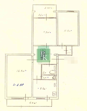 
  Продается 3-комн. квартира 70 м². Фото 34.