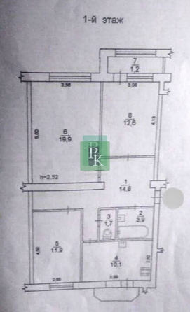 
  Продается 3-комн. квартира 77.2 м². Фото 36.