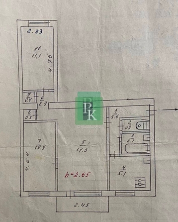 
  Продается 3-комн. квартира 57 м². Фото 16.