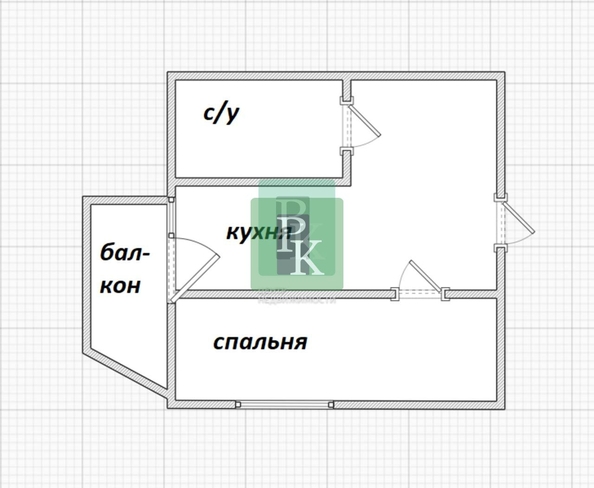 
  Продается апартамент 27.3 м². Фото 21.