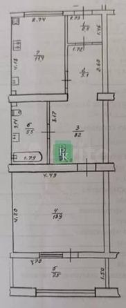 
  Продается 1-комн. квартира 55.4 м². Фото 20.