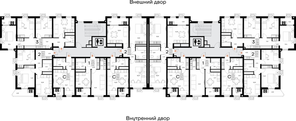 
  Продается 3-комн. квартира 79.63 м², в ЖК Прибрежный дом. Фото 1.
