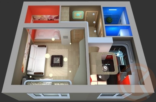 
  Продается 1-комн. квартира 33 м². Фото 2.