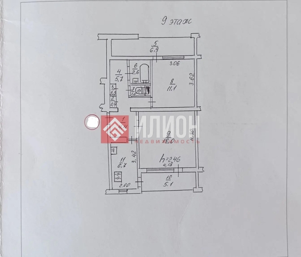 
  Продается 2-комн. квартира 56.2 м². Фото 21.