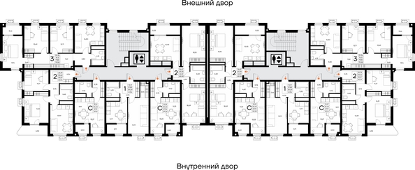 
  Продается 1-комн. квартира 41.79 м², в ЖК Прибрежный дом. Фото 1.