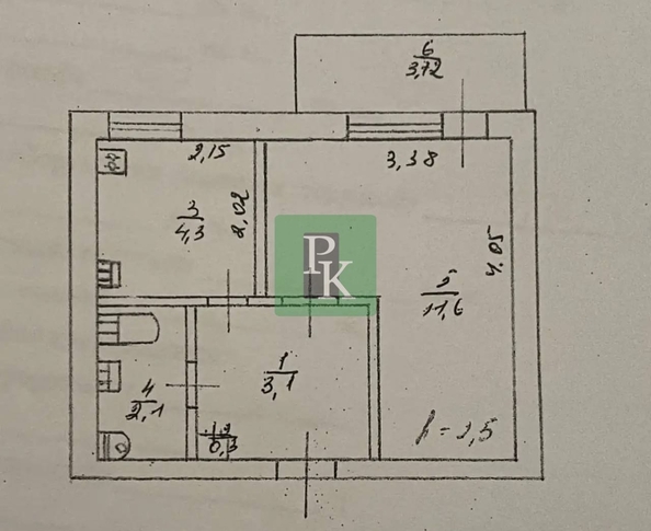 
  Продается 1-комн. квартира 21.4 м². Фото 16.