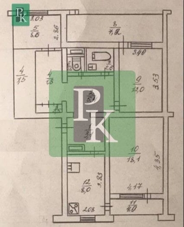 
  Продается 3-комн. квартира 72.8 м². Фото 11.
