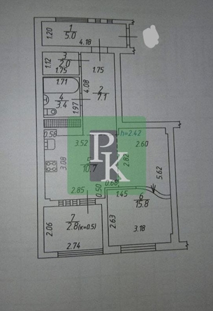 
  Продается 2-комн. квартира 47 м². Фото 18.