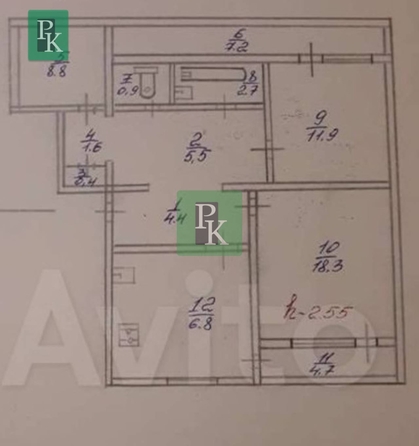 
  Продается 3-комн. квартира 67.3 м². Фото 21.