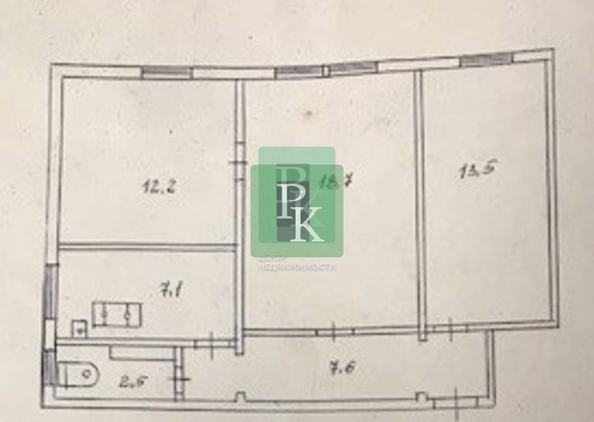 
  Продается 3-комн. квартира 61.6 м². Фото 12.