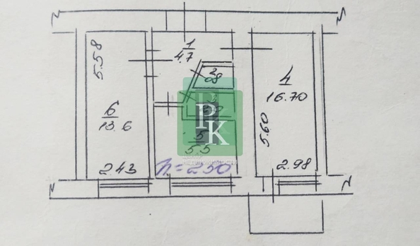 
  Продается 2-комн. квартира 43.3 м². Фото 23.