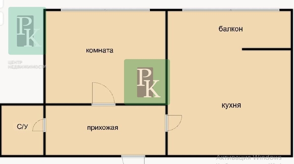 
  Продается 1-комн. квартира 54.6 м². Фото 15.