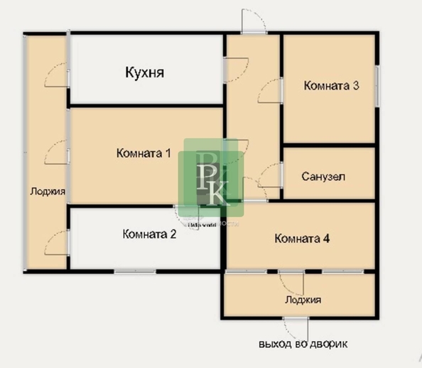 
  Продается 4-комн. квартира 100 м². Фото 30.