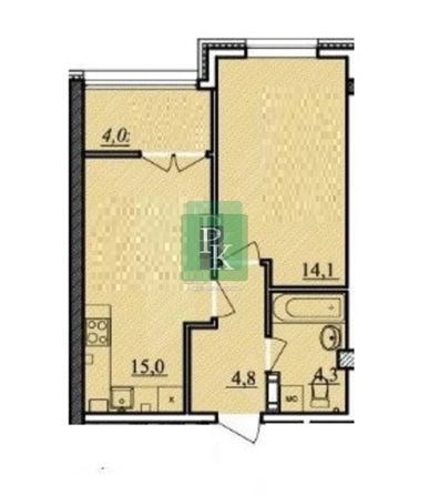 
  Продается 1-комн. квартира 42.2 м². Фото 17.