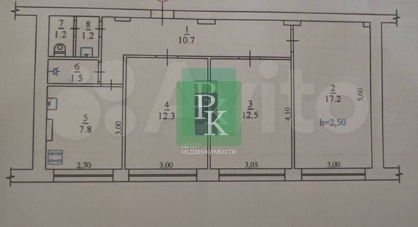 
  Продается 3-комн. квартира 64.5 м². Фото 16.