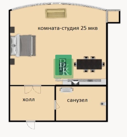 
  Продается апартамент 42.4 м². Фото 22.