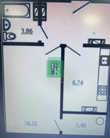 
  Продается 1-комн. квартира 36.8 м². Фото 18.