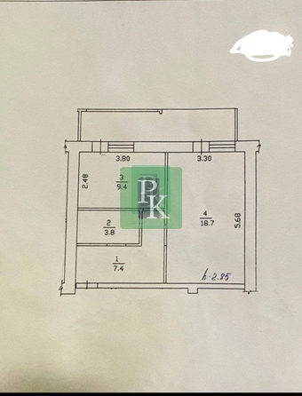 
  Продается 1-комн. квартира 42.1 м². Фото 11.
