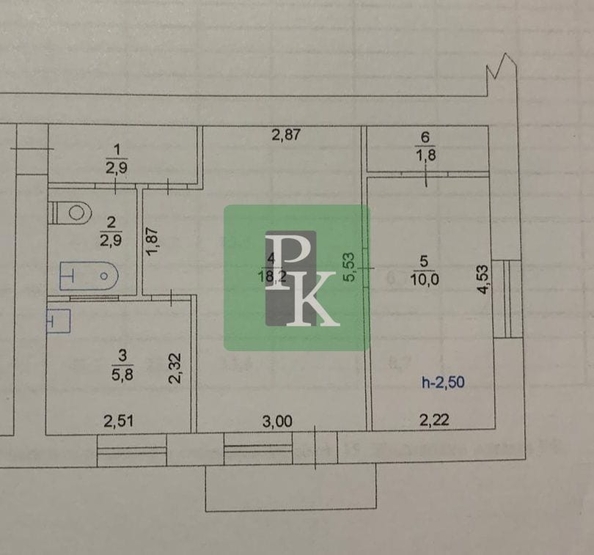 
  Продается 2-комн. квартира 41.6 м². Фото 24.