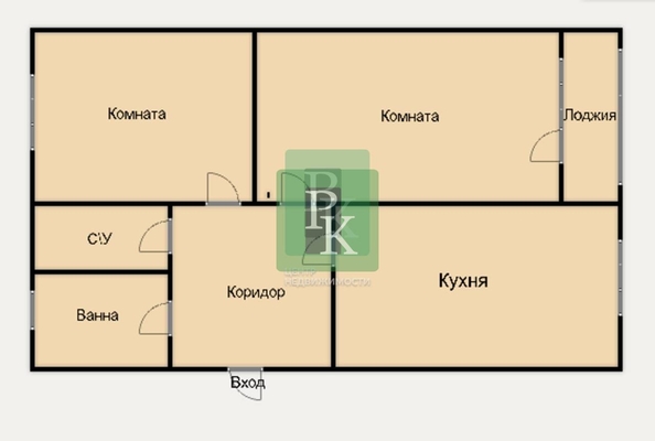 
  Продается 2-комн. квартира 64 м². Фото 10.