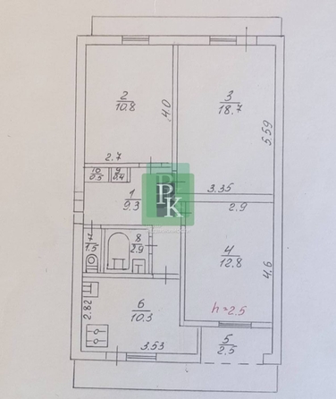 
  Продается 3-комн. квартира 67.2 м². Фото 23.