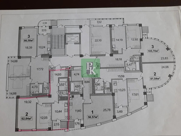 
  Продается 2-комн. квартира 66.8 м². Фото 17.