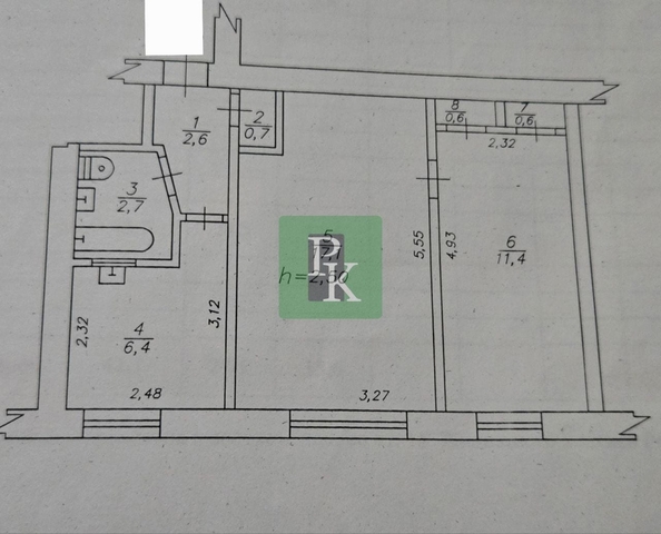 
  Продается 2-комн. квартира 42.1 м². Фото 16.