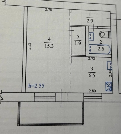 
  Продается 1-комн. квартира 31 м². Фото 21.