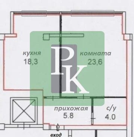 
  Продается 1-комн. квартира 52 м². Фото 9.