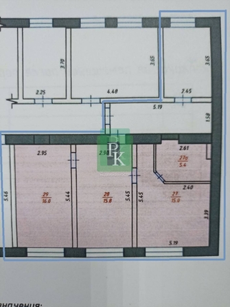 
  Продается 2-комн. квартира 52.2 м². Фото 13.