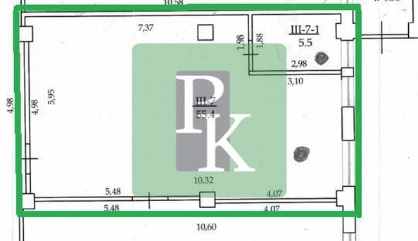 
  Сдается универсальное помещение 60.9 м². Фото 12.