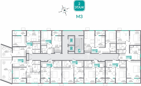 
  Продается 1-комн. квартира 37.46 м², в ЖК Мир . Фото 1.